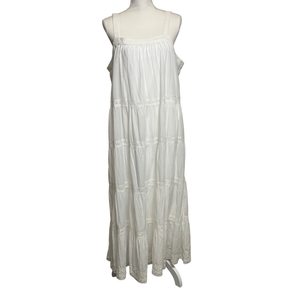 Lucky Brand Women's Maxi Dress White Size:XL